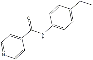 N-(4-ethylphenyl)isonicotinamide Struktur