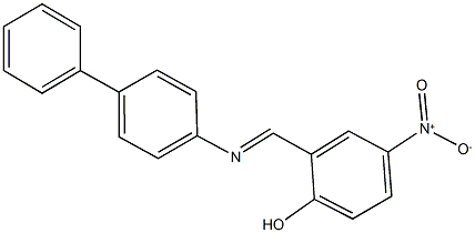 2-[([1,1'-biphenyl]-4-ylimino)methyl]-4-nitrophenol Struktur