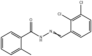 N'-(2,3-dichlorobenzylidene)-2-methylbenzohydrazide Struktur