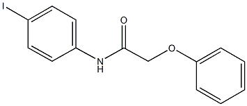 N-(4-iodophenyl)-2-phenoxyacetamide Struktur