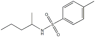 4-methyl-N-(1-methylbutyl)benzenesulfonamide Struktur