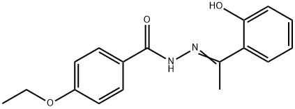 4-ethoxy-N'-[1-(2-hydroxyphenyl)ethylidene]benzohydrazide Struktur