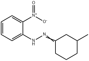 3-methylcyclohexanone {2-nitrophenyl}hydrazone Struktur