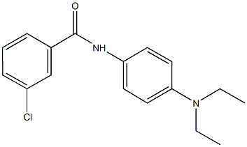 3-chloro-N-[4-(diethylamino)phenyl]benzamide Struktur