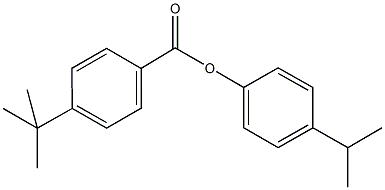 4-isopropylphenyl 4-tert-butylbenzoate Struktur