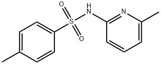 4-methyl-N-(6-methyl-2-pyridinyl)benzenesulfonamide Struktur