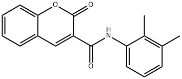 N-(2,3-dimethylphenyl)-2-oxo-2H-chromene-3-carboxamide Struktur