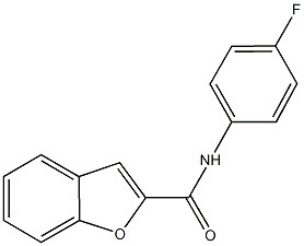 N-(4-fluorophenyl)-1-benzofuran-2-carboxamide Struktur