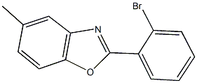 2-(2-bromophenyl)-5-methyl-1,3-benzoxazole Struktur