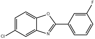 5-chloro-2-(3-fluorophenyl)-1,3-benzoxazole Struktur