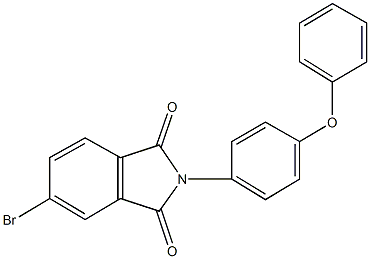 5-bromo-2-(4-phenoxyphenyl)-1H-isoindole-1,3(2H)-dione Struktur