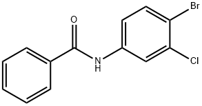 N-(4-bromo-3-chlorophenyl)benzamide Struktur