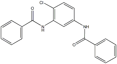 N-[5-(benzoylamino)-2-chlorophenyl]benzamide Struktur