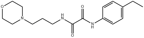 N~1~-(4-ethylphenyl)-N~2~-[3-(4-morpholinyl)propyl]ethanediamide Struktur