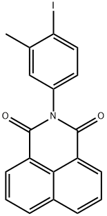 2-(4-iodo-3-methylphenyl)-1H-benzo[de]isoquinoline-1,3(2H)-dione Struktur