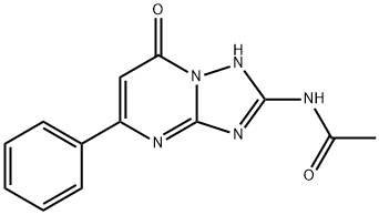 N-(7-oxo-5-phenyl-4,7-dihydro[1,2,4]triazolo[1,5-a]pyrimidin-2-yl)acetamide Struktur