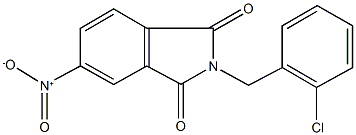 2-(2-chlorobenzyl)-5-nitro-1H-isoindole-1,3(2H)-dione Struktur