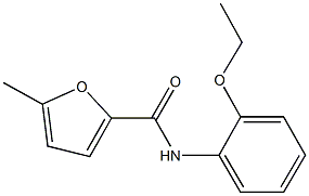 N-(2-ethoxyphenyl)-5-methyl-2-furamide Struktur