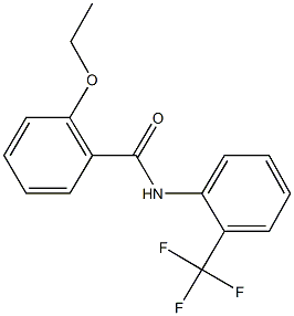 2-ethoxy-N-[2-(trifluoromethyl)phenyl]benzamide Struktur