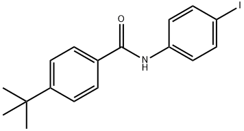 4-(1,1-dimethylethyl)-N-(4-iodophenyl)benzamide Struktur