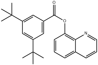 8-quinolinyl 3,5-ditert-butylbenzoate Struktur