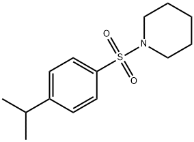 1-[(4-isopropylphenyl)sulfonyl]piperidine Struktur