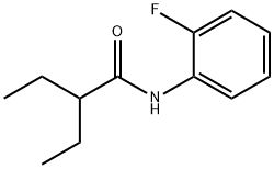 2-ethyl-N-(2-fluorophenyl)butanamide Struktur