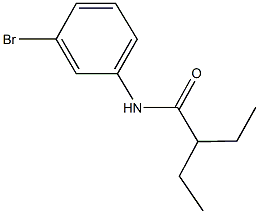 N-(3-bromophenyl)-2-ethylbutanamide Struktur