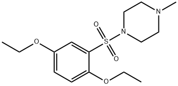 1-{[2,5-bis(ethyloxy)phenyl]sulfonyl}-4-methylpiperazine Struktur