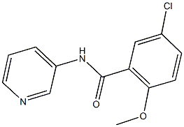 5-chloro-2-methoxy-N-(3-pyridinyl)benzamide Struktur