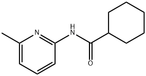 N-(6-methyl-2-pyridinyl)cyclohexanecarboxamide Struktur