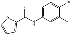 N-(4-bromo-3-methylphenyl)-2-furamide Struktur