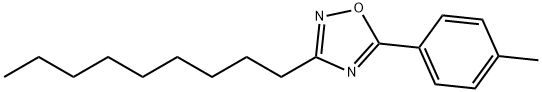 5-(4-methylphenyl)-3-nonyl-1,2,4-oxadiazole Struktur