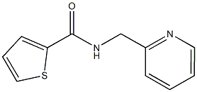 N-(2-pyridinylmethyl)-2-thiophenecarboxamide Struktur