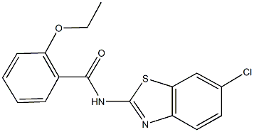 N-(6-chloro-1,3-benzothiazol-2-yl)-2-ethoxybenzamide Struktur