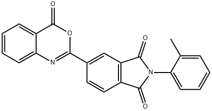 2-(2-methylphenyl)-5-(4-oxo-4H-3,1-benzoxazin-2-yl)-1H-isoindole-1,3(2H)-dione Struktur