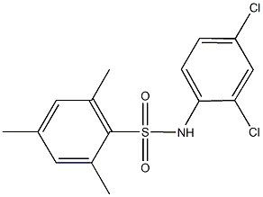 N-(2,4-dichlorophenyl)-2,4,6-trimethylbenzenesulfonamide Struktur