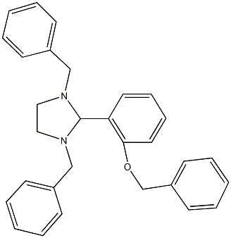 benzyl 2-(1,3-dibenzyl-2-imidazolidinyl)phenyl ether Struktur