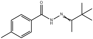 4-methyl-N'-(1,2,2-trimethylpropylidene)benzohydrazide Struktur