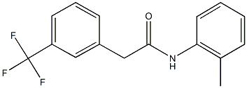 N-(2-methylphenyl)-2-[3-(trifluoromethyl)phenyl]acetamide Struktur