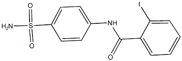 N-[4-(aminosulfonyl)phenyl]-2-iodobenzamide Struktur