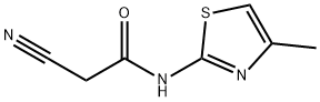 2-cyano-N-(4-methyl-1,3-thiazol-2-yl)acetamide Struktur