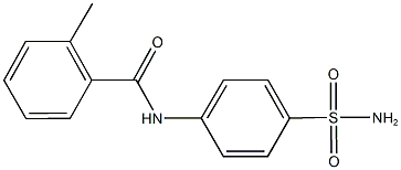 N-[4-(aminosulfonyl)phenyl]-2-methylbenzamide Struktur