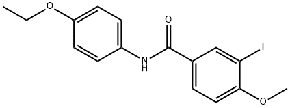 N-(4-ethoxyphenyl)-3-iodo-4-methoxybenzamide Struktur