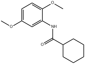 N-(2,5-dimethoxyphenyl)cyclohexanecarboxamide Struktur