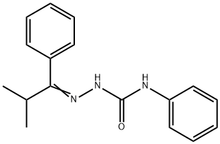 2-methyl-1-phenyl-1-propanone N-phenylsemicarbazone Struktur