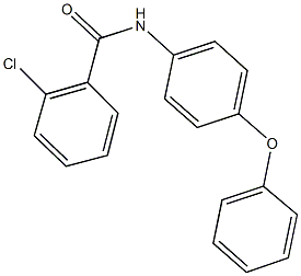 2-chloro-N-(4-phenoxyphenyl)benzamide Struktur