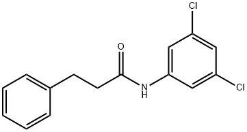 N-(3,5-dichlorophenyl)-3-phenylpropanamide Struktur