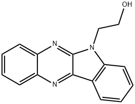 2-(6H-indolo[2,3-b]quinoxalin-6-yl)ethanol Struktur