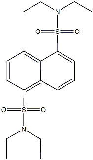 N~1~,N~1~,N~5~,N~5~-tetraethyl-1,5-naphthalenedisulfonamide Struktur